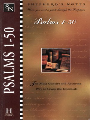 cover image of Psalms 1-50